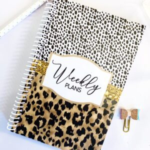 Spotted Leopard Weekly Planner